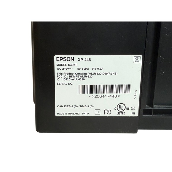 Epson XP 446 All-in-One Wireless Color Inkjet Printer TESTED NEED INK - Picture 6 of 10
